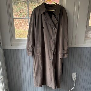Ralph Lauren Men's Double-Breasted Trench Coat - Tan